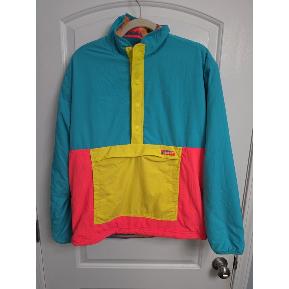 Chubbies Pullover Multi Color Jacket Medium